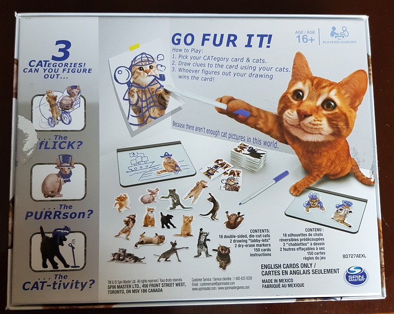 The Cat Game Drawing Game by Spin Master, No Dry Erasers